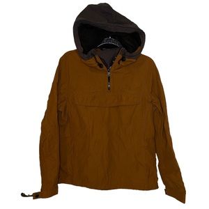 Jack & jones Mens windbreaker quarter zip with front pocket